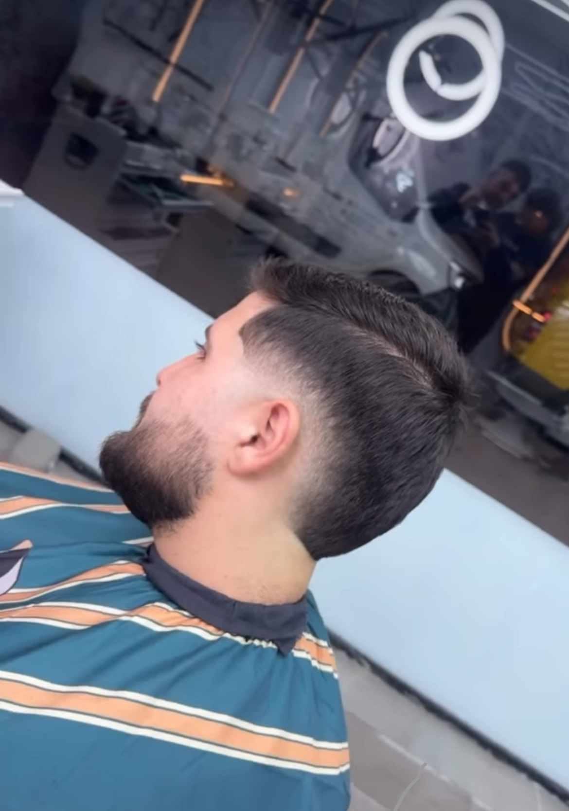 Verzorgde baard met fade